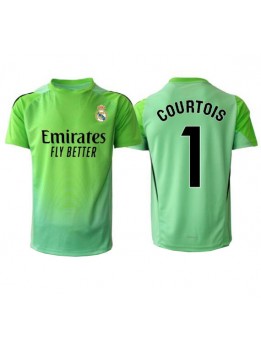 Billige Real Madrid Thibaut Courtois #1 Keeper Bortedrakt 2025-26 Kortermet
